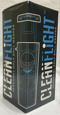 #ad Clean Flight Personal Portable Golf Ball Washer Brush Cleaning System $53.99