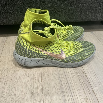 NIKE Shoes LUNAREPIC FLYKNIT SHIELD Mens Size 11 Volt Green Running 849664-700