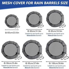 Chroń swoją wodę dzięki tej pokrywie siatki wiadra regeneimerowego i przezroczystemu N