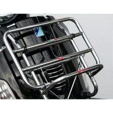 Chrom Gep&auml;cktr&auml;ger Vorne Piaggio Vespa GTS 300 2016 2017 2018 Super Faco