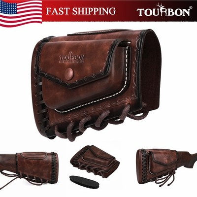 TOURBON Rifle Cheek Rest Riser Hunting Slipon Gun Buttstock Sleeve Recoil Pad US