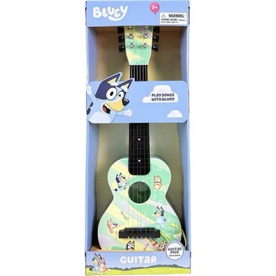 Bluey Kids Toy Guitar with Pick Included, Ages 3+, Age Level 3-4 Years