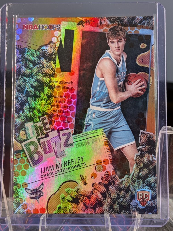 2025-26 Topps NBA Hoops The Buzz - Liam McNeely RC #TB-29 Charlotte Hornets