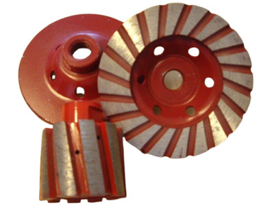 4.5'' Diamond Cup Wheel + 2'' Zero Tolerance Drum Granite Concrete Stone
