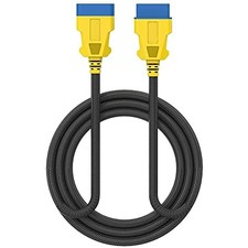 Updated OBD2 Extension Cable, 4.9ft/1.5M Nylon Waterproof OBD2 Cable, 16 150cm