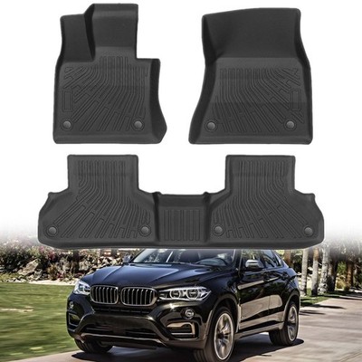 TPE Floor Mats Liners Set For 2008 2009 2010 2011 2012 2013 2014 BMW X6 E71 E72