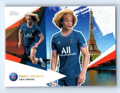 2021 Topps Paris Saint-Germain Xavi Simons Paris Saint-Germain #28
