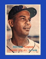 1957 Topps Set-Break #  6 Hector Lopez EX-EXMINT *GMCARDS*