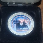 U.S. Mint 2001 1 oz Silver Round Fine Silver Dollar Firefighter Commemorative
