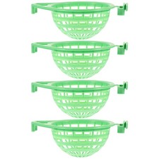 4 Pcs Plastic Bird Nest Hollow Out Hanging Nest Supplies for Parrots and Birds
