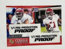 Leaf Metal College Connections RED Slade Bolden Traeshon Holden 1/1 PROOF