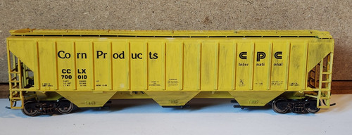 Tolva cubierta Corn Products CPC RR 3 bahías PS 700010 Athearn Kadee HO resistente a la intemperie | Zustand: Used