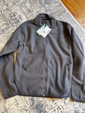 MARMOT Men's Rocklin Full Zip Fleece Jacket, Steel Onyx, Medium