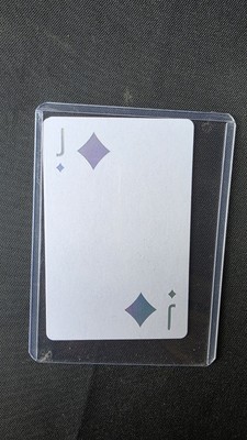 Dior Joy Playing Card Jack Of Diamond Holographic Color With Mystery BONUS Card