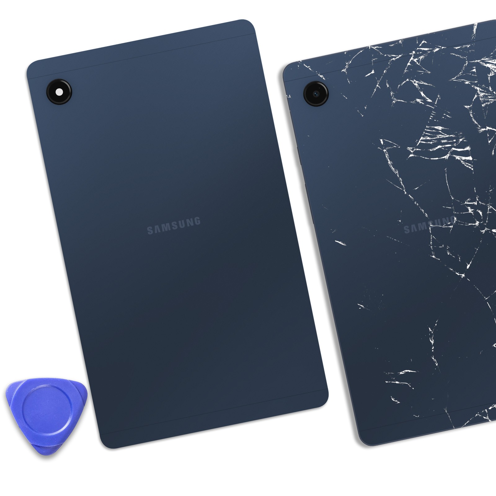 Coque Galaxy Tab A9 Clappio bleue pour utilisation nomade intensive - 4