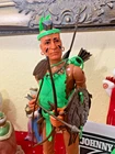 Vintage Marx Johnny West Adventure Fighting Eagle action figure 100% green Accs.