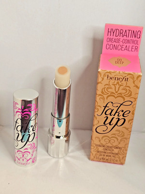 3 Piece Set - Benefit FAKE UP HYDRATING Crease CONTROL CONCEALER - DEEP 03