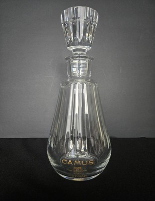 BACCARAT FRANCE VINTAGE  CRYSTAL DECANTER MADE FOR CAMUS COGNAC 1853 