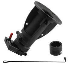 Cushioned 5Th-Wheel To Gooseneck Adapter Coupler Locks Hook 20,000 Lbs 12''-16''