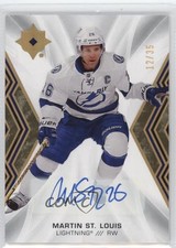 2021-22 Ultimate Collection Legends Gold 12/35 Martin St Louis #86 Auto HOF 0c3