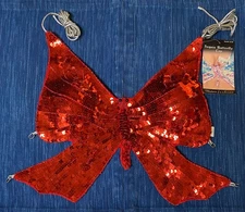 NWT Western Fashion Red Sequin Butterfly Top Rave NOS 2278 New 31B