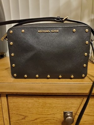 Michael Kors black and gold handbag good condition
