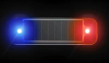 Luce LED Lampeggiante Solare Allarme Auto Antifurto Flash Antifurto finto