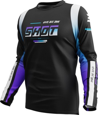 Shot Devo Block Motocross Jersey, gelb, M
