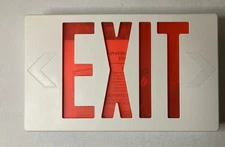 RED LED Emergency Exit Sign 120/277