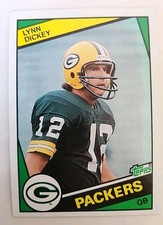 1984 Topps Football Card 266 Lynn Dickey Green Bay Packers 