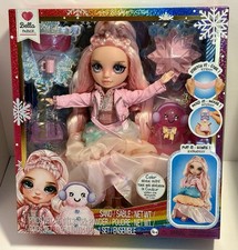 Rainbow High Bella Parker Winter Wonderland Pink 11” Fashion Doll NEW