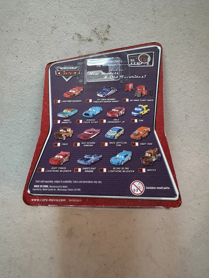 Firmado Disney Pixar World Of Cars Mi nombre no es Chuck Diecast Vehicle 55 Mattel Foto 2 de 2