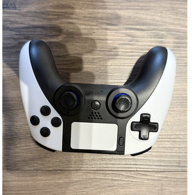 RevaGaming PS4 PRO PRO X Controller für PlayStation 4, schwarz-weiß, M1/M2