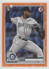 2020 Bowman Orange 24/25 Justin Dunn #15 0d9j