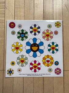 50-Pack Takashi Murakami Flower Rainbow Stickers – For Skateboards, Laptops, Decals & More