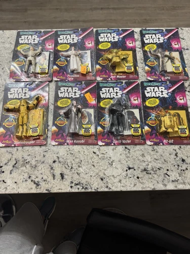Star Wars Bend-Ems Vintage 90’s Toys NEW Sealed Set Of 8