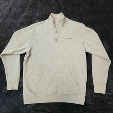 Columbia Mens Quarter Button Pullover Sweater...