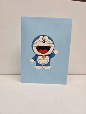 DORAEMON _ POP-UP GREETING CARD _ UP WITH PAPER
