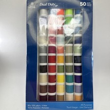 Coats  Clark Dual Duty XP All Purpose Thread Collection 50 Spool Count SEALED