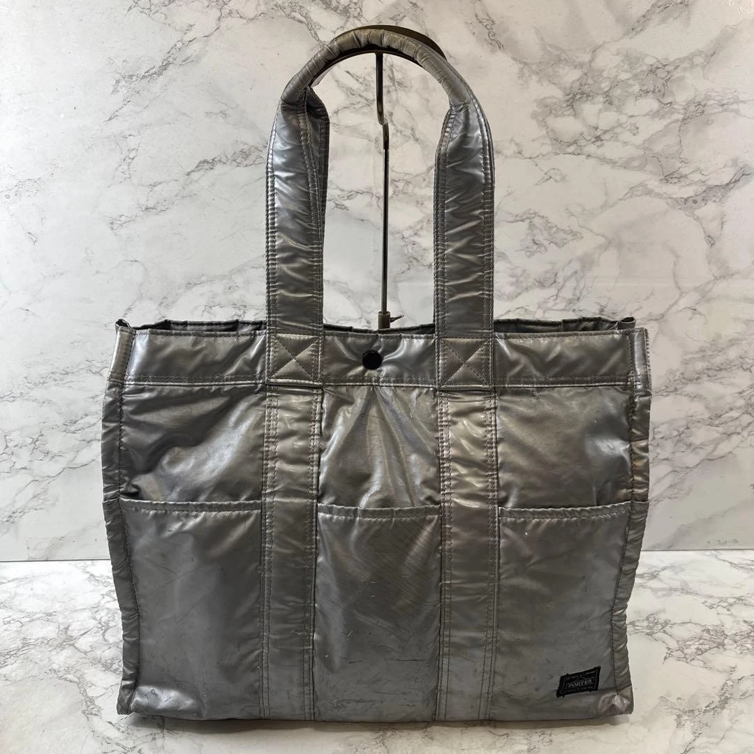PORTER シルバー ボディバッグ Porter-Yoshida & Co レディース スモール バルーンサック クロス