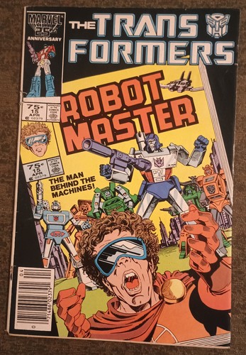 The Transformers #15 (Volume 1) - comic book issue - Marvel Comics - 1986