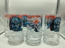 Lot Of 11 1984 STAR TREK The Search for Spock LORD KRUGE Klingon Taco Bell Glass