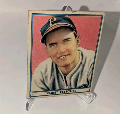 Elbie Fletcher Pittsburgh Pirates 1941 Playball Card #62 Poor