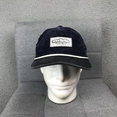 seedleSs Hat Cap Snap Back Navy Black Corduroy Embroidered Grateful Dead Mens