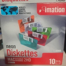 Imation Neon Disketted 1.40MB 2HD X5