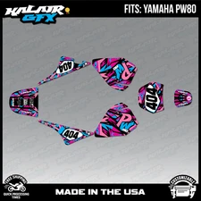 Graphics Kit for Yamaha PW80 (1990-2023) PW-80 PW 80 Shatter Series - Pink