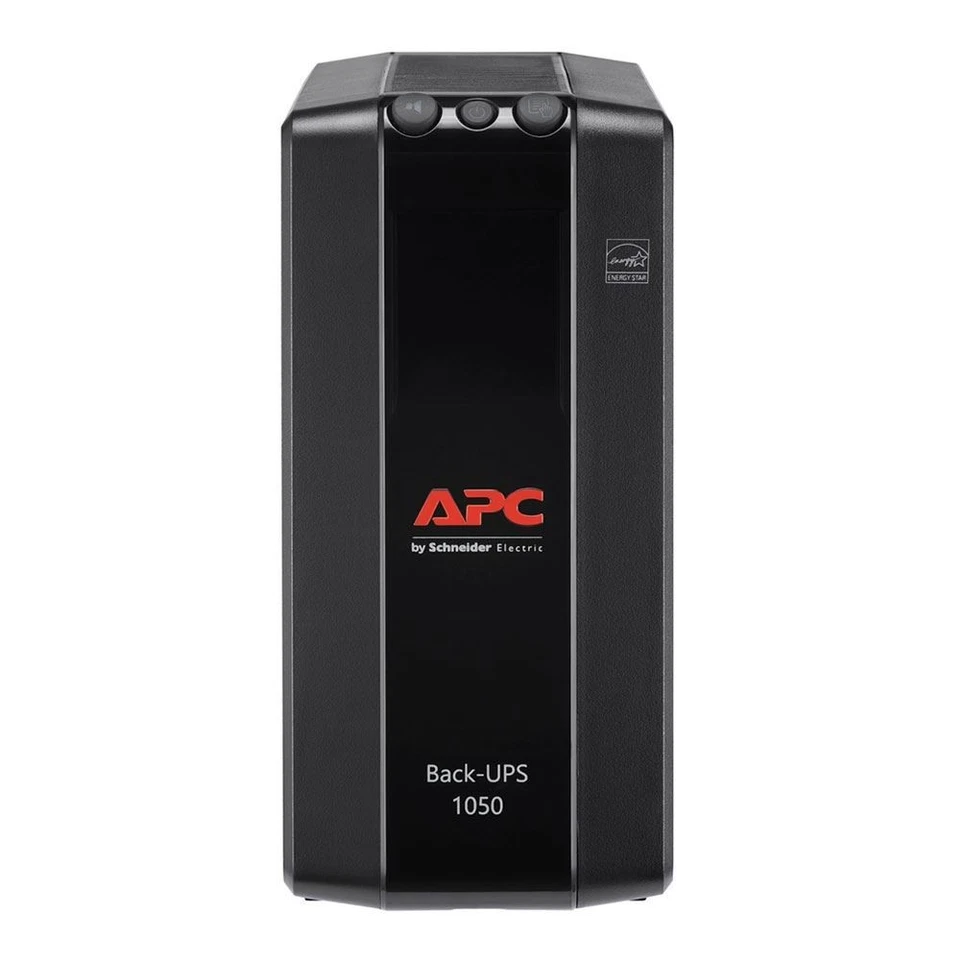 APC - Back-UPS Pro 1050VA Retail, 1050VA, 600W, 8 outlets - Black - Image 2 of 3