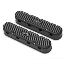 Holley 241-172 2-Piece LS Vintage Series Valve Covers Satin Black