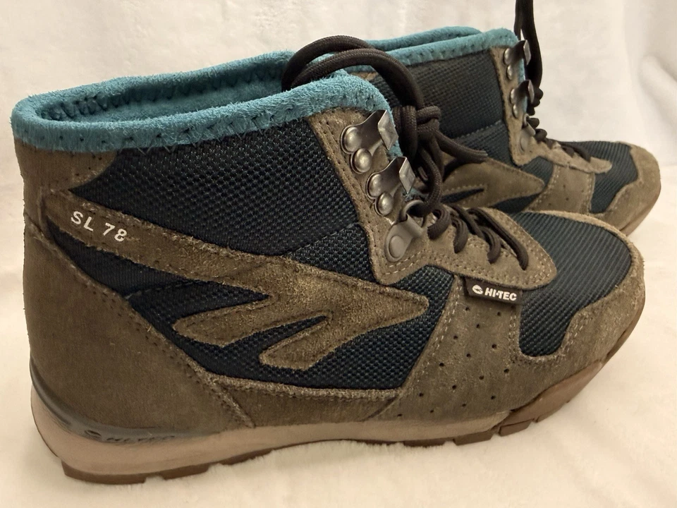 Botas de senderismo Hi-Tec Sierra Lite para mujer gris gamuza con cordones modelo 23170 - talla 7 Foto 2 de 4