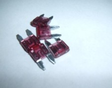 5 Automotive ATM Mini Fuse Nickel 40 Amp for Car Boat Audio Auto Alarms Fuses